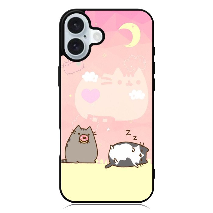 Pusheen The Cat Sleeping iPhone 16 Plus Case