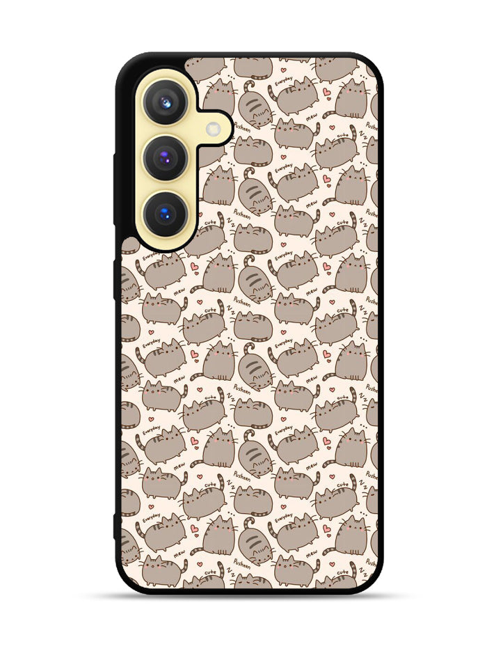 Pusheen The Cat Pattern Samsung Galaxy S23 Plus 5G , Samsung Galaxy S23+ 5G Case QC6949