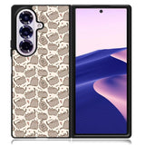 Pusheen The Cat Pattern Samsung Galaxy Z Fold 7 Case OV6949