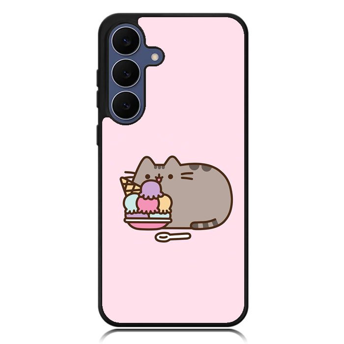 Pusheen The Cat Ice Cream Samsung Galaxy S25 FE Case OV6946
