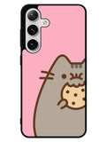 Pusheen The Cat Cookies Samsung Galaxy S25 5G Case