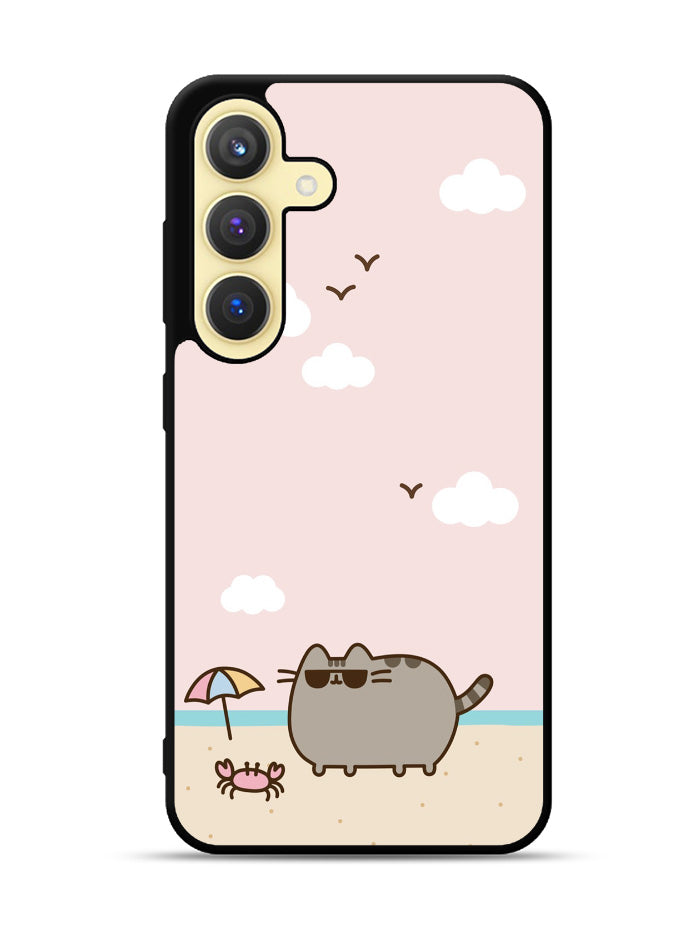 Pusheen The Cat Cool Summer Samsung Galaxy S25 Plus 5G , Samsung Galaxy S25+ 5G Case OV6933
