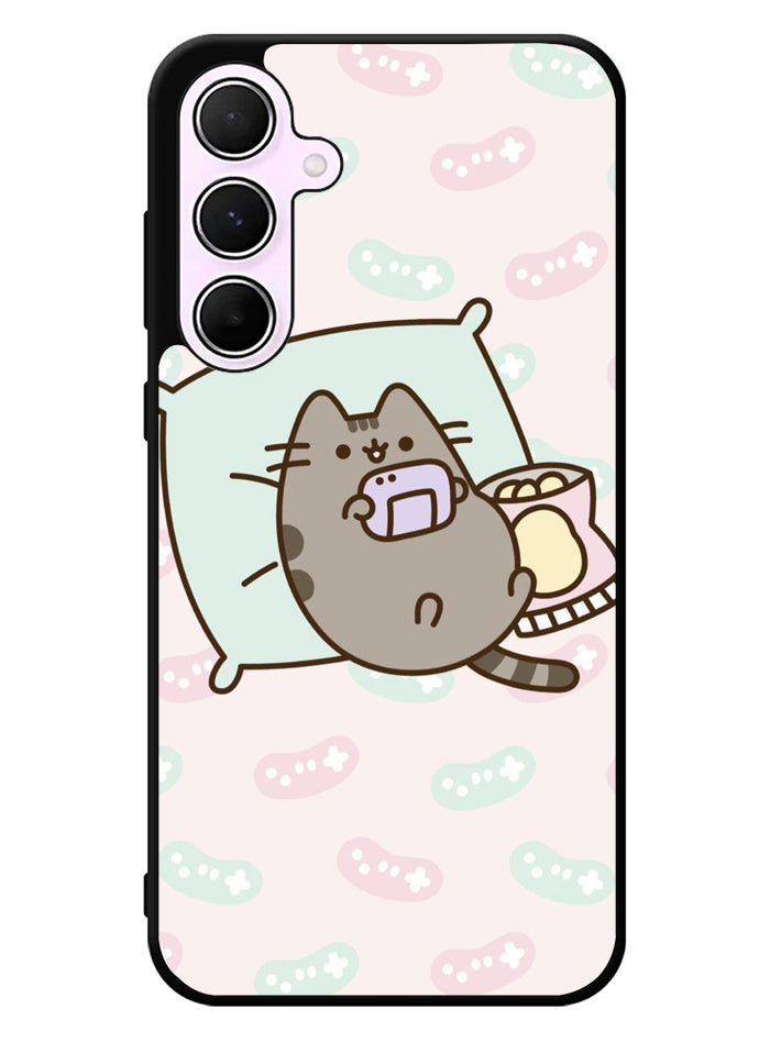 Pusheen The Cat Enjoy Gaming Samsung Galaxy A55 5G Case