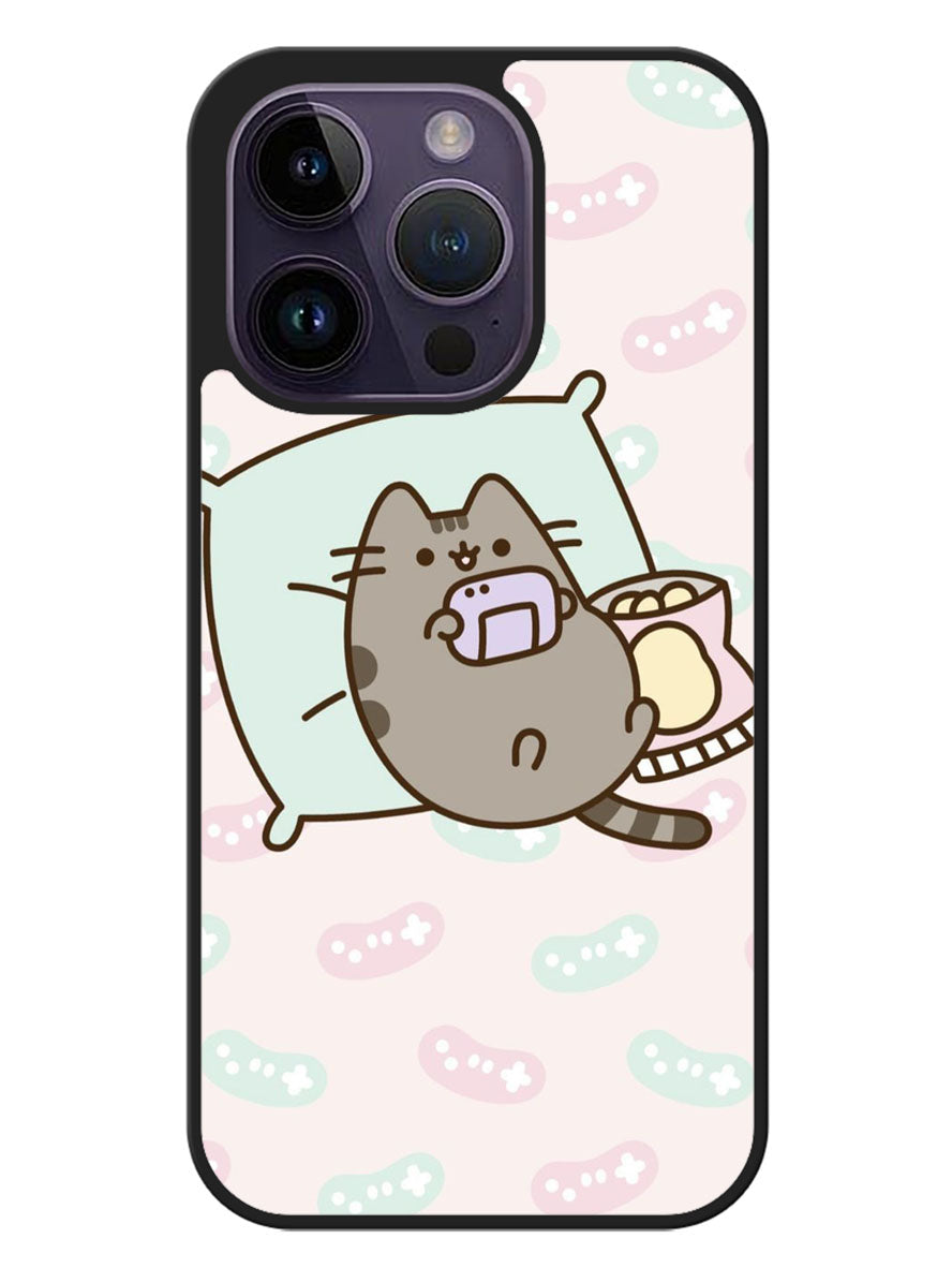 Pusheen The Cat Enjoy Gaming iPhone 14 Pro Max Case OV0979