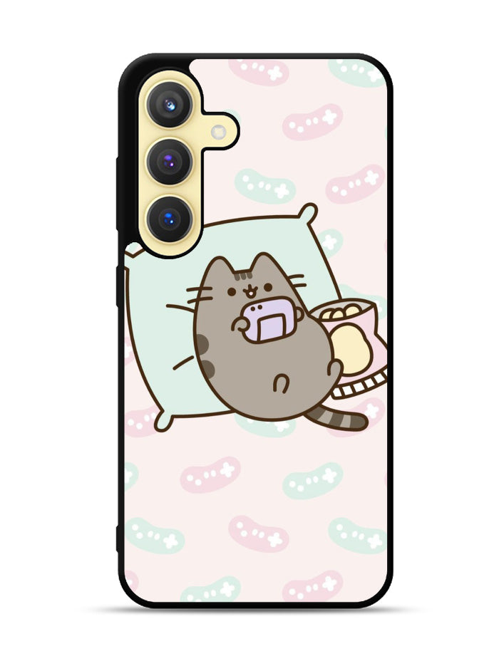 Pusheen The Cat Enjoy Gaming Samsung Galaxy S25 Plus 5G , Samsung Galaxy S25+ 5G Case