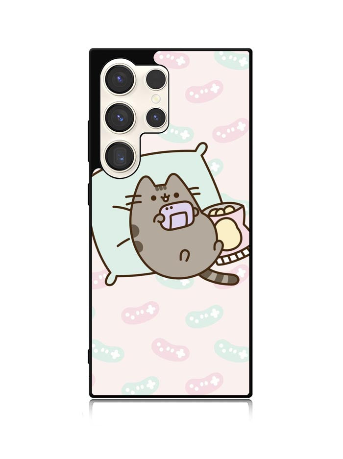 Pusheen The Cat Enjoy Gaming Samsung Galaxy S24 Ultra 5G Case