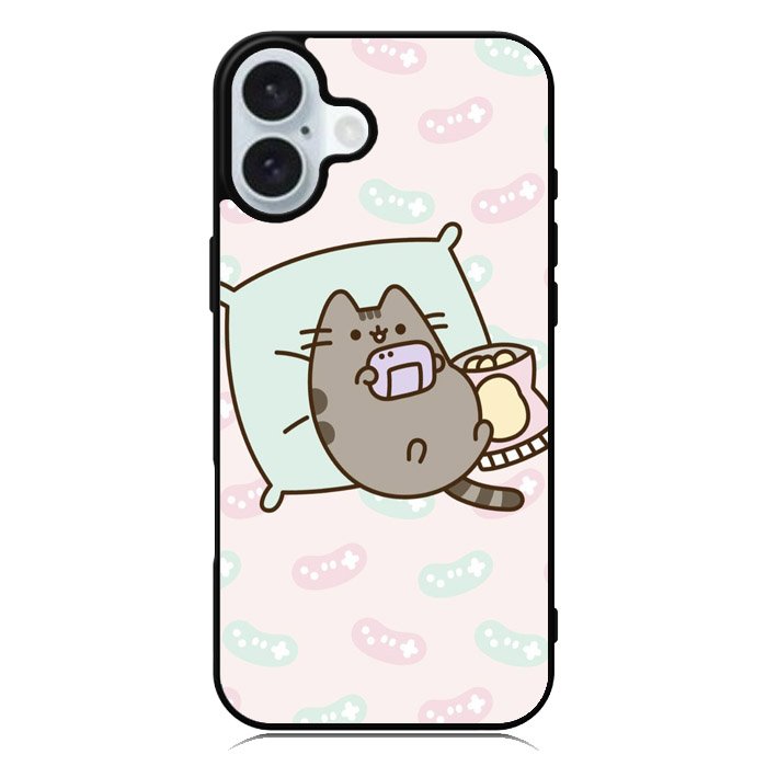 Pusheen The Cat Enjoy Gaming iPhone 16 Plus Case