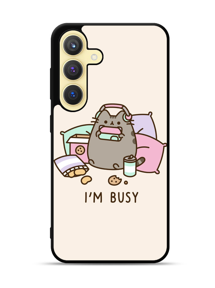 Pusheen The Cat Very Busy Samsung Galaxy S24 Plus 5G , Samsung Galaxy S24+ 5G Case