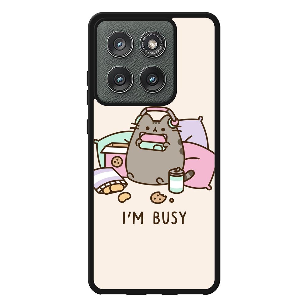 Pusheen The Cat Very Busy Motorola Moto Edge 2025 Case