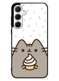 Pusheen The Cat Rainbow Cupcakes Samsung Galaxy A55 5G Case