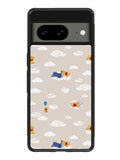 Winnie The Pooh Cloud Pattern Google Pixel 8A Case QC6854