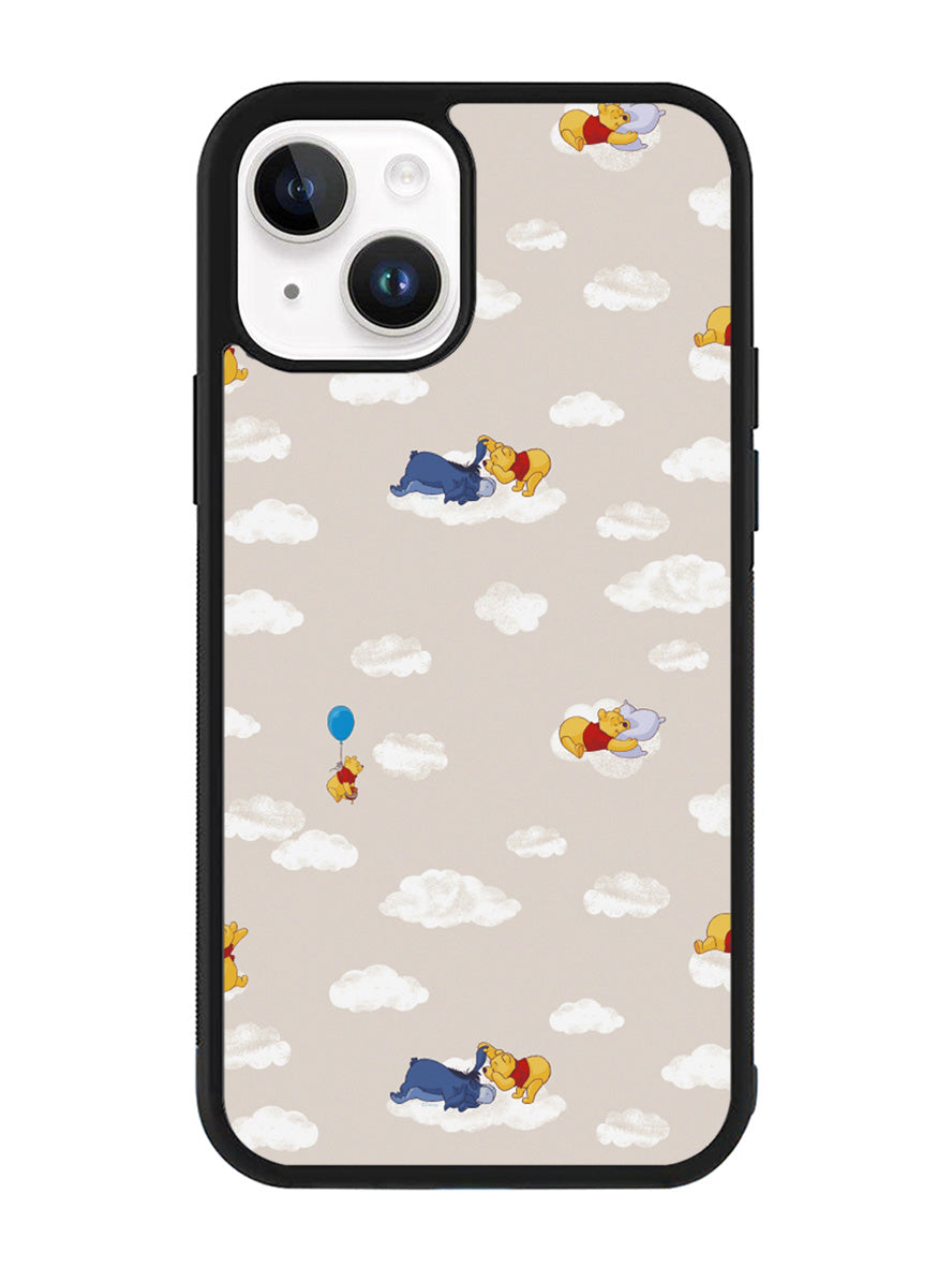 Winnie The Pooh Cloud Pattern iPhone 15 Case OV6854