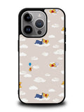 Winnie The Pooh Cloud Pattern iPhone 15 Pro Max Case OV6854