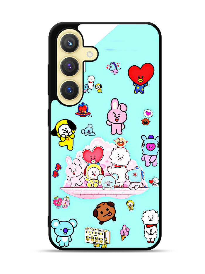 BTS BT21 Family Samsung Galaxy S24 FE 5G Case OV4293