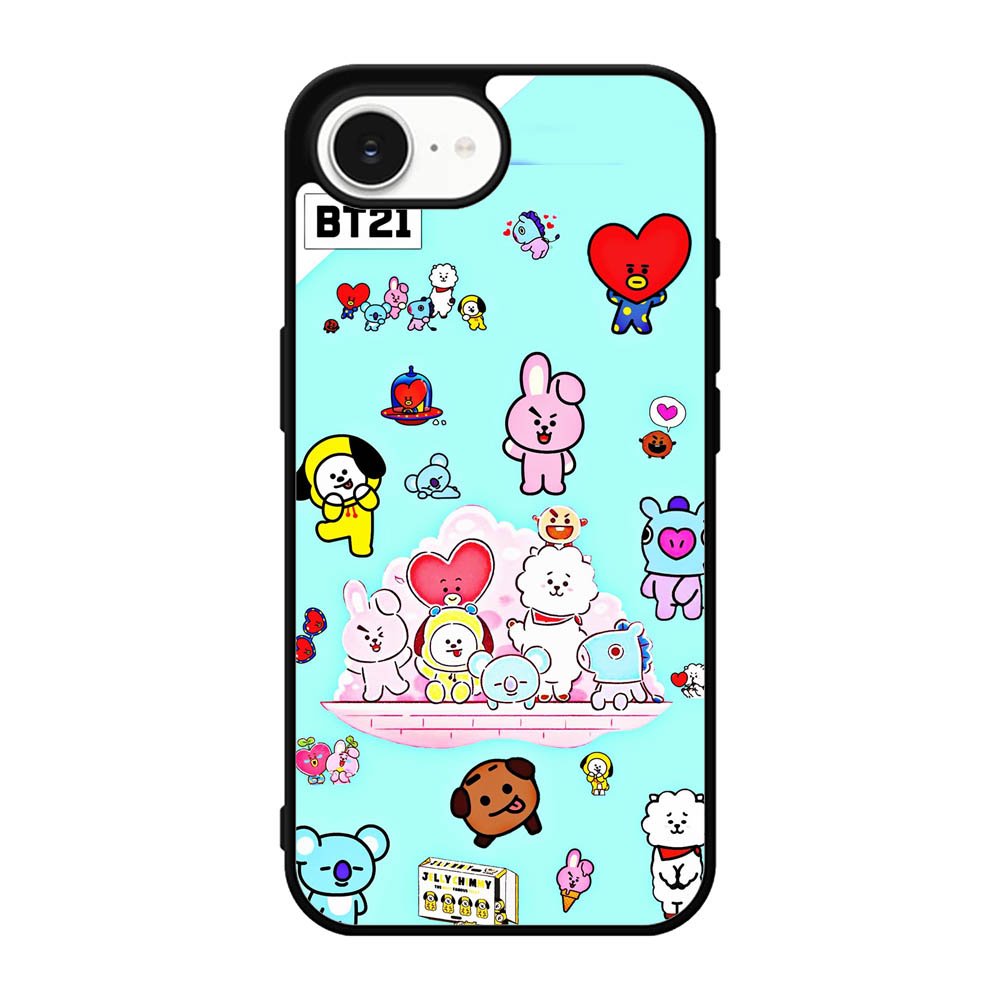 BTS BT21 Family iPhone 17e Case QC4293