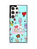BTS BT21 Family Samsung Galaxy S25 Ultra 5G Case QC4293