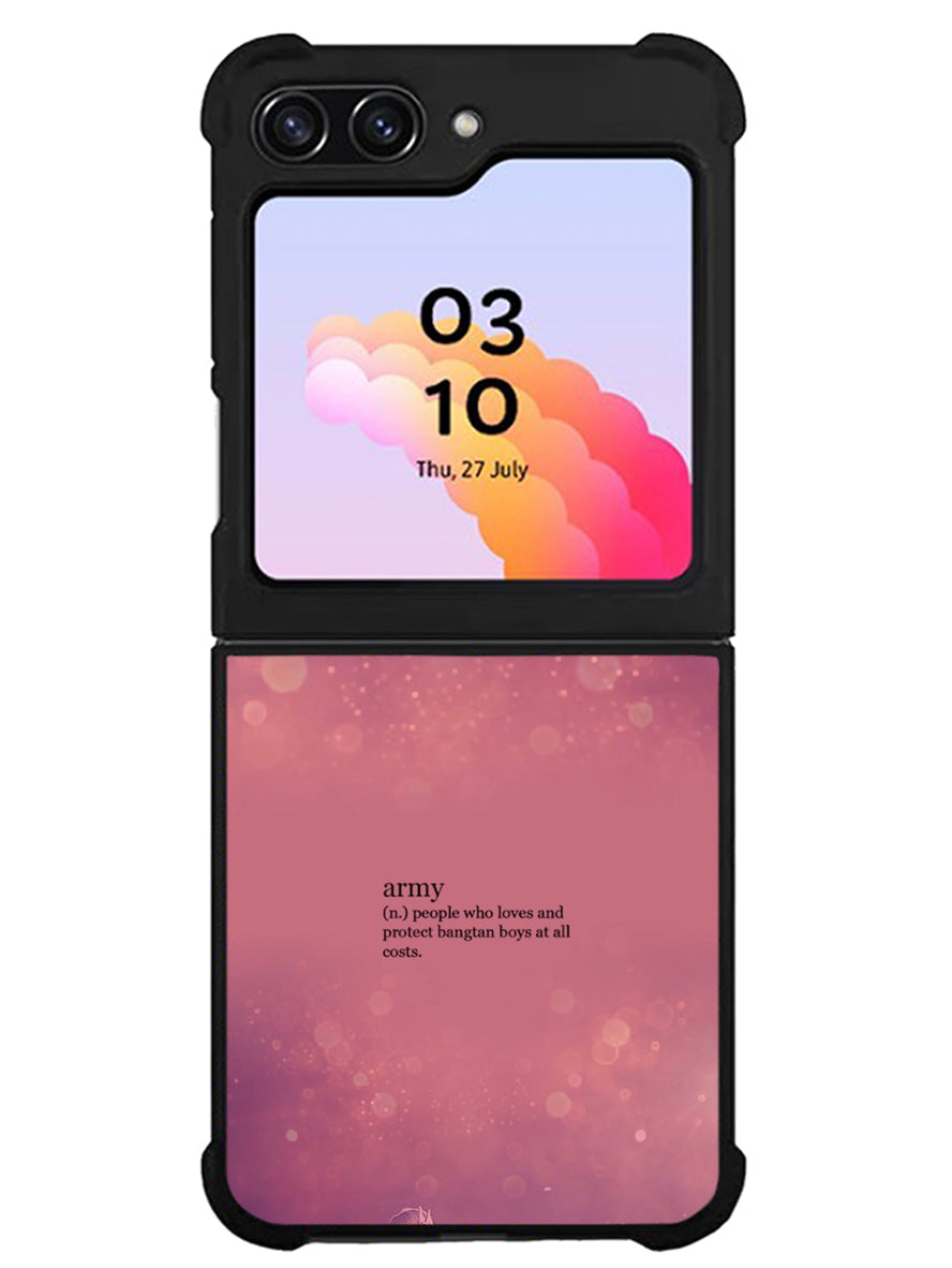BTS Army Noun Samsung Galaxy Z Flip 5 5G 2023 Case
