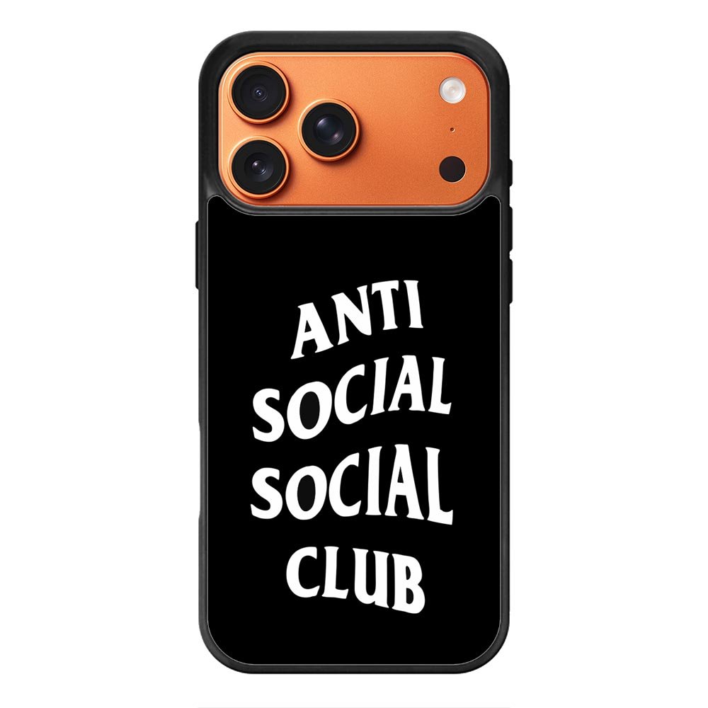 Anti Social Social Club Black White iPhone 17 Pro Max Case QC7174