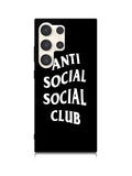 Anti Social Social Club Black White Samsung Galaxy S23 Ultra 5G Case QC7174