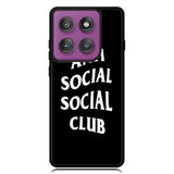 Anti Social Social Club Black White Motorola Moto Edge 2025 | Moto Edge 60 Fusion | Moto Edge 60 Pro Case OV7174