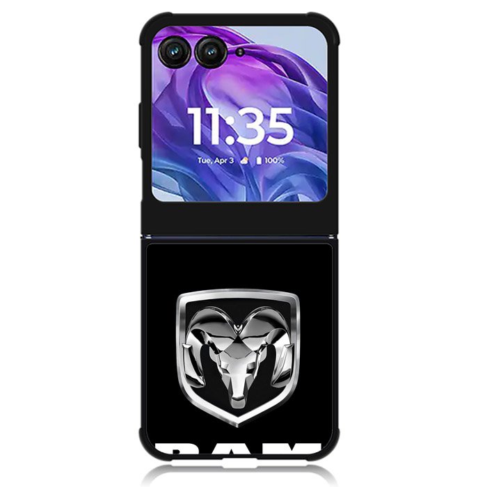 Ram Dodge Ram Logo Motorola Moto Razr Plus 2024 , Moto Razr+ 2024 Case