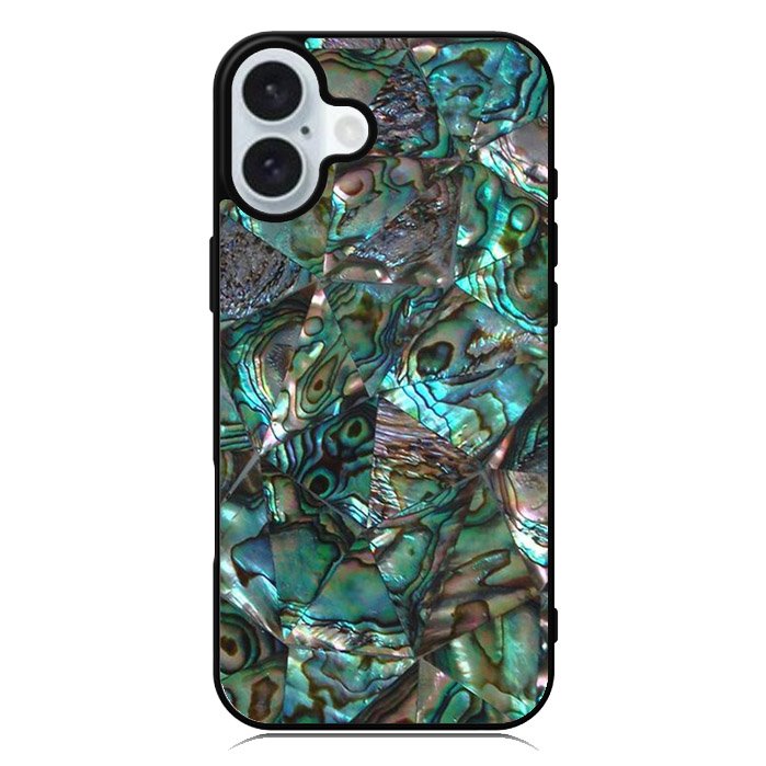 Crazy Pattern Abalone iPhone 16 Plus Case