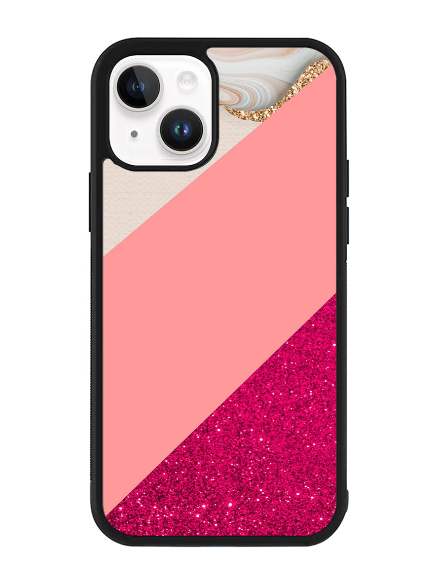 Pink Marble Beautiful iPhone 14 Case QC6964