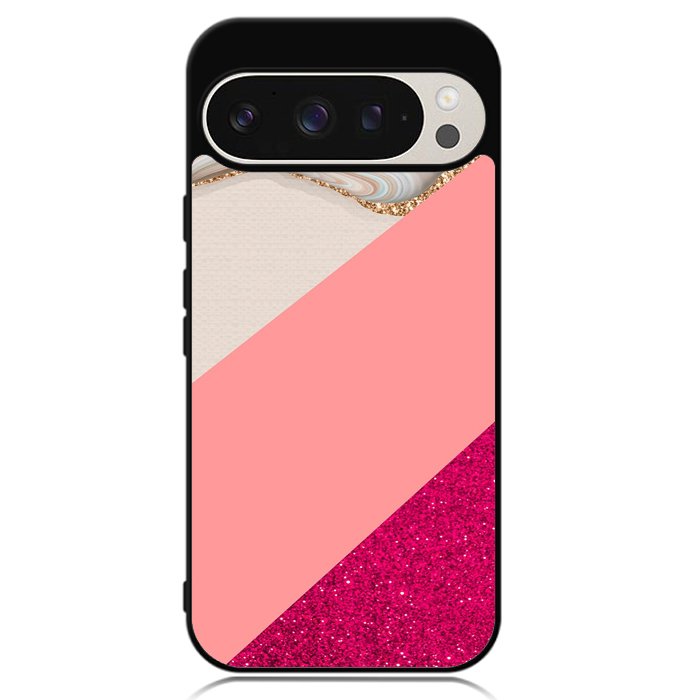 Pink Marble Beautiful Google Pixel 9 | Pixel 9 Pro Case OV6964