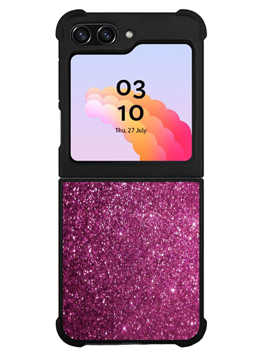 Purple Glitter Samsung Galaxy Z Flip 5 5G 2023 Case