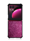 Purple Glitter Motorola Moto Razr Plus 2023 , Moto Razr+ 2023 Case
