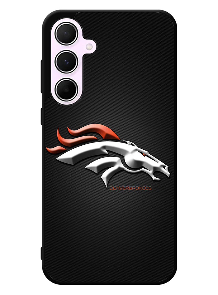 Denver Broncos Grey Background Samsung Galaxy A35 5G Case