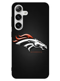 Denver Broncos Grey Background Samsung Galaxy S24 5G Case