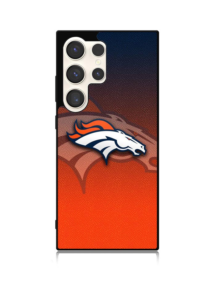 Denver Broncos Logo Ball Pattern Samsung Galaxy S23 Ultra 5G Case QC4622
