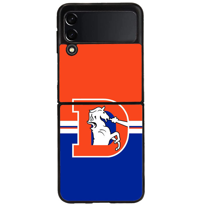 Denver Broncos Old Samsung Galaxy Z Flip 4 5G 2022 Case