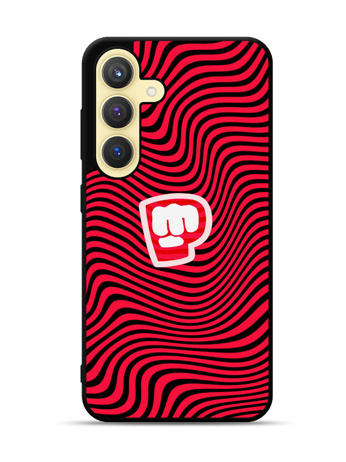 PewDiePie Red Black Logo Samsung Galaxy S24 Plus 5G , Samsung Galaxy S24+ 5G Case OV2940