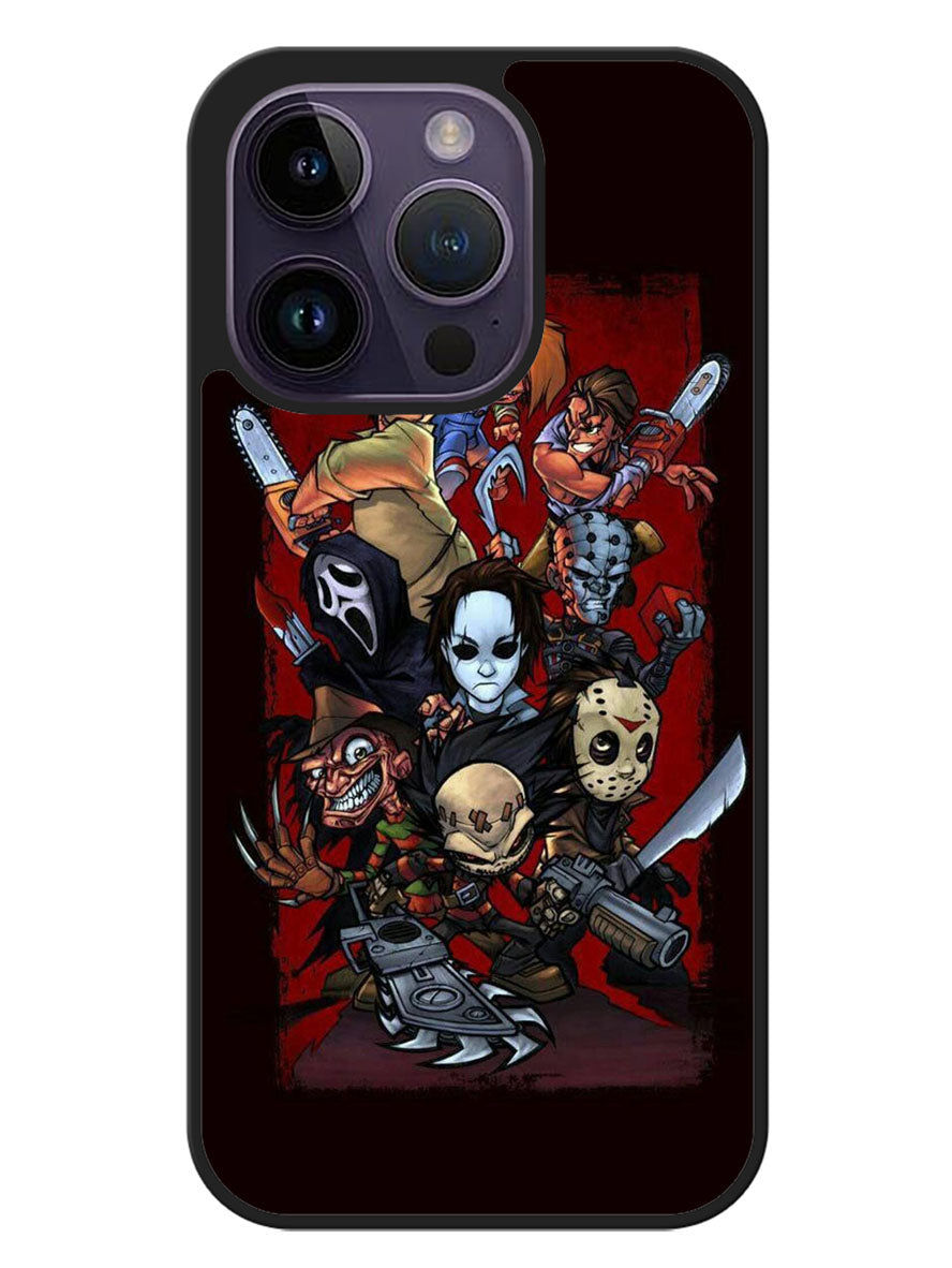 Classic Horror Movie Villains iPhone 14 Pro Case