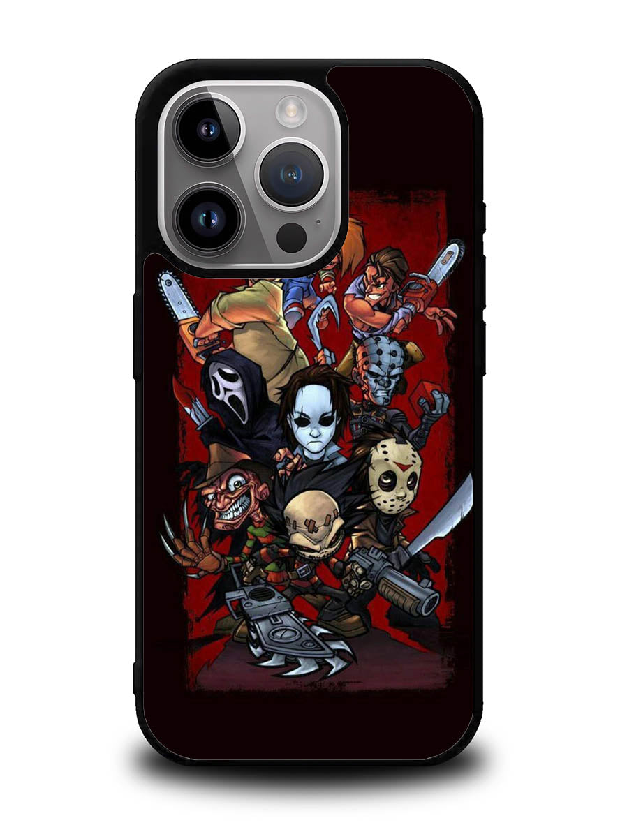 Classic Horror Movie Villains iPhone 15 Pro Case