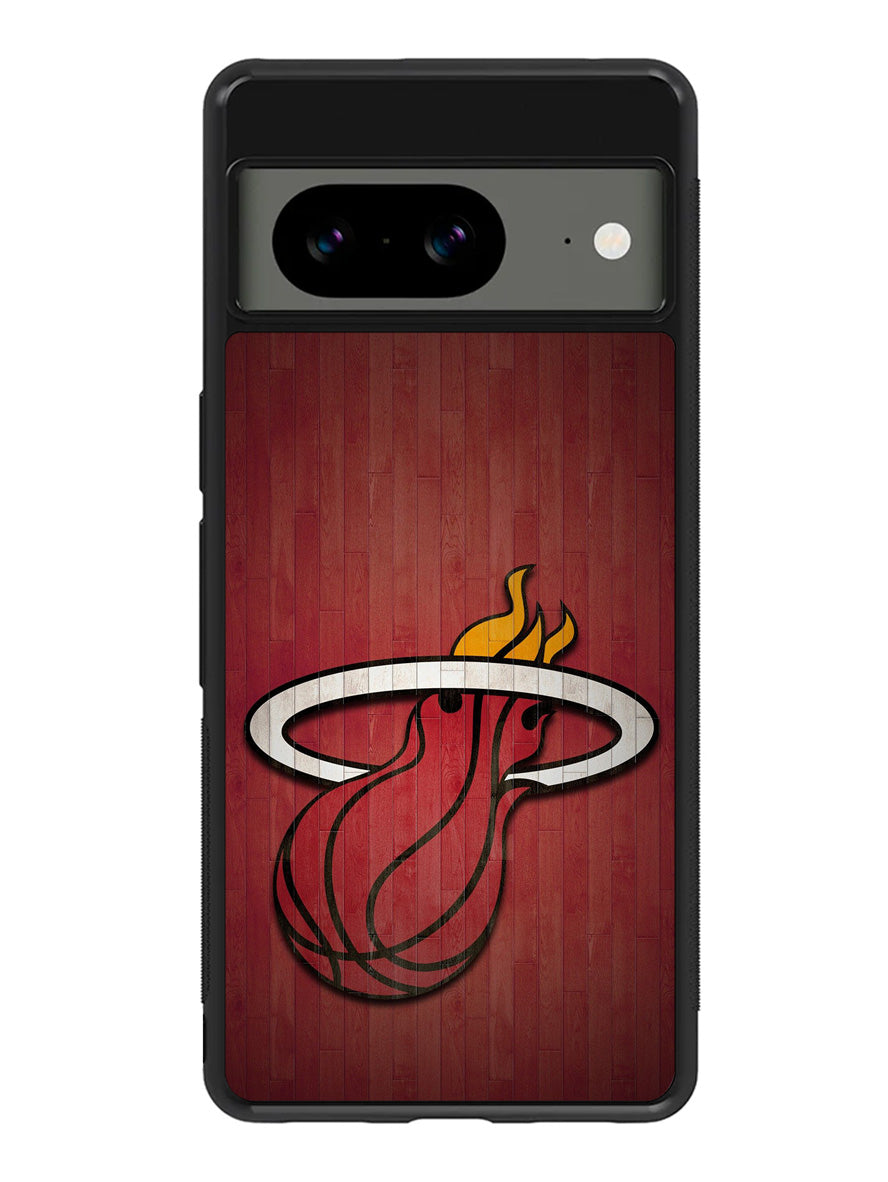 Miami Heat Red Google Pixel 8A Case QC7006
