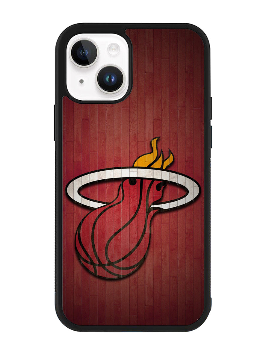Miami Heat Red iPhone 14 Plus Case QC7006