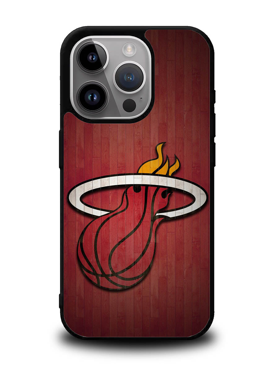 Miami Heat Red iPhone 14 Pro Max Case QC7006