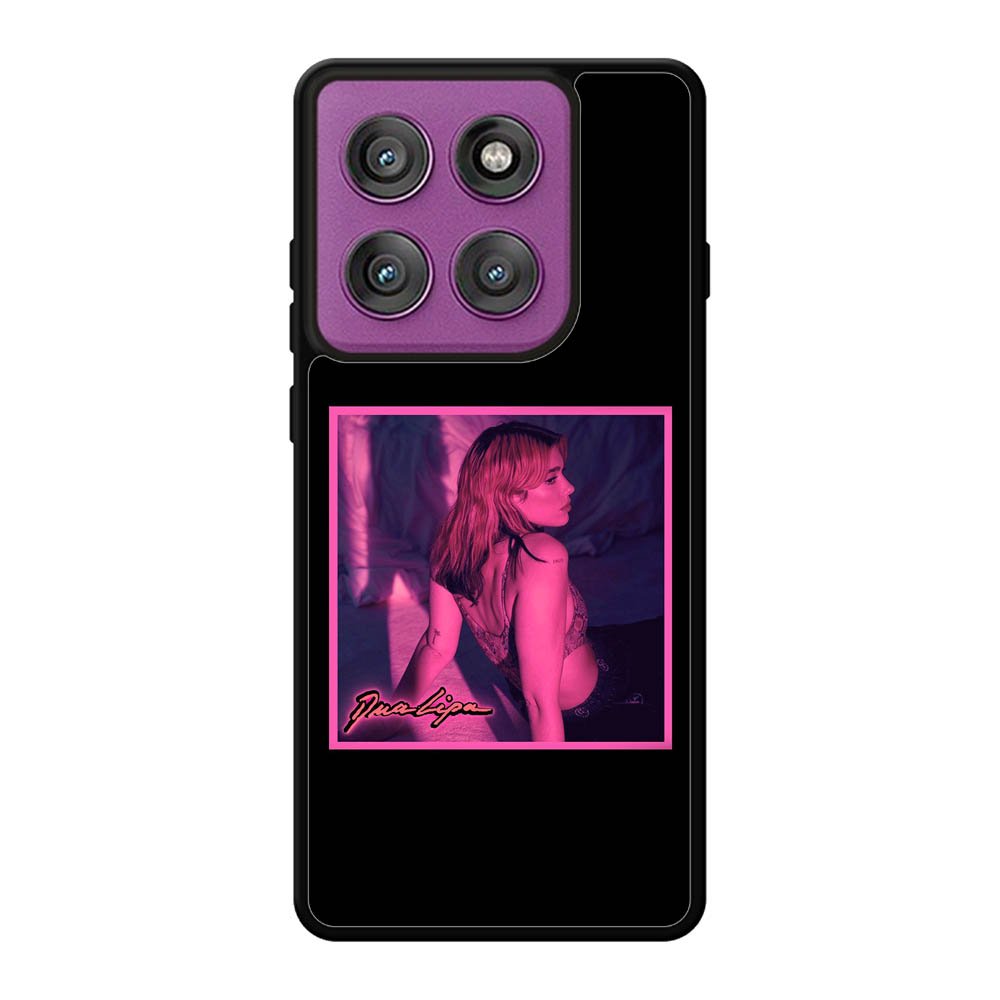 Dua Lipa Pink Poster Motorola Moto Edge 60 Pro Case QC8378