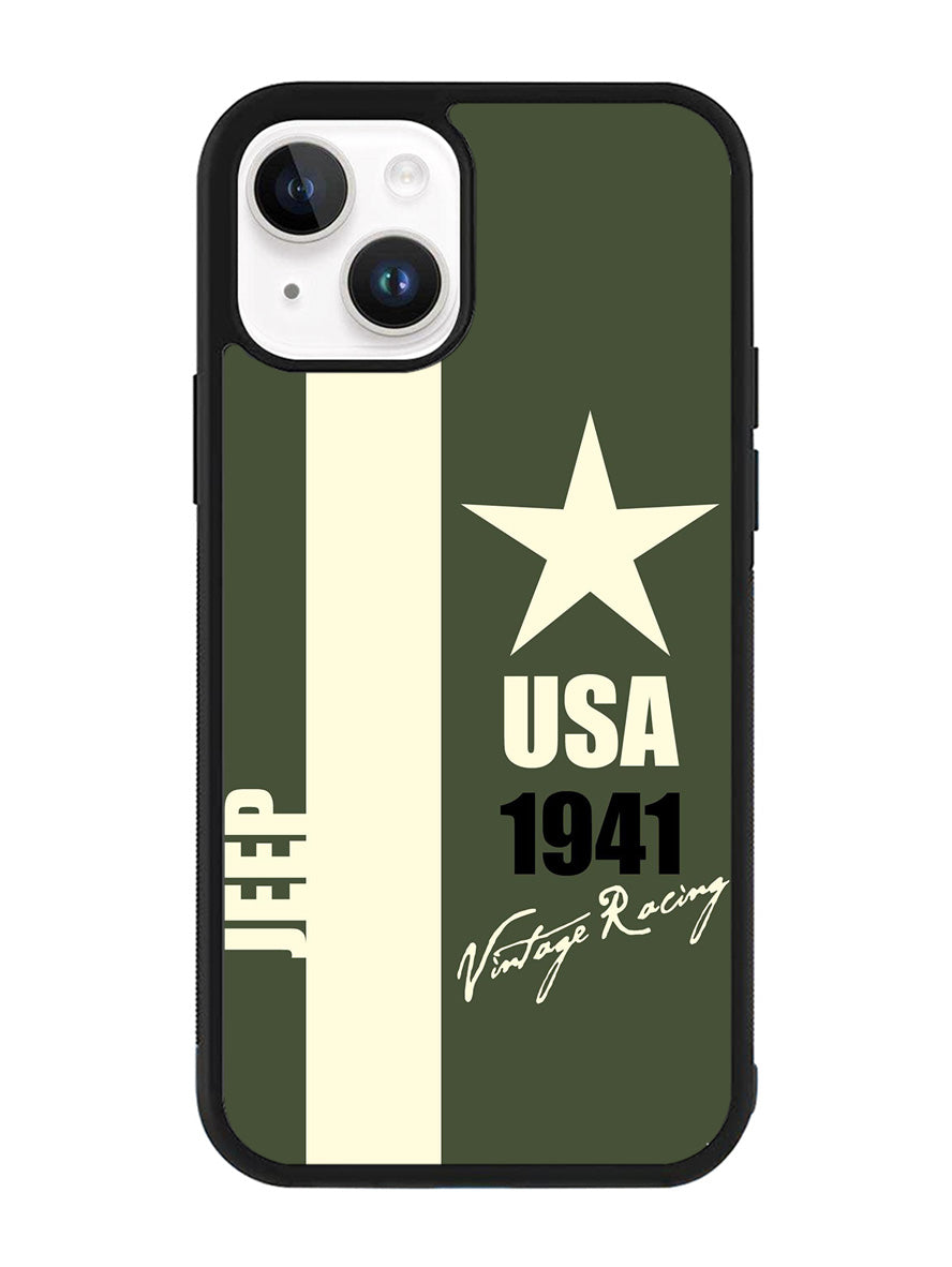 Jeep Vintage Racing USA 1941 iPhone 15 Case OV9800