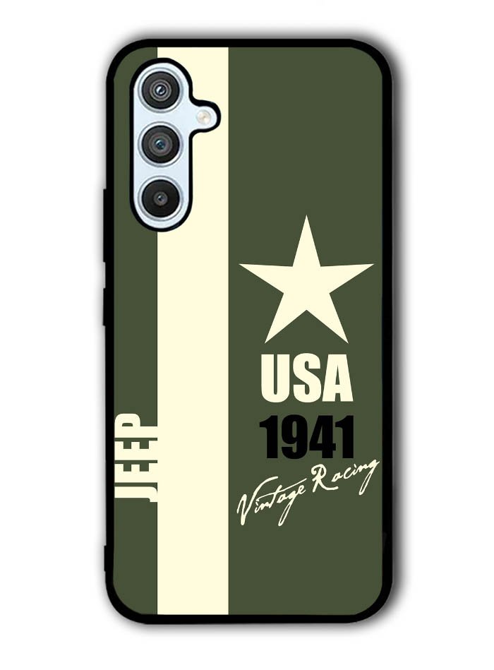 Jeep Vintage Racing USA 1941 Samsung Galaxy A14 5G Case QC9800