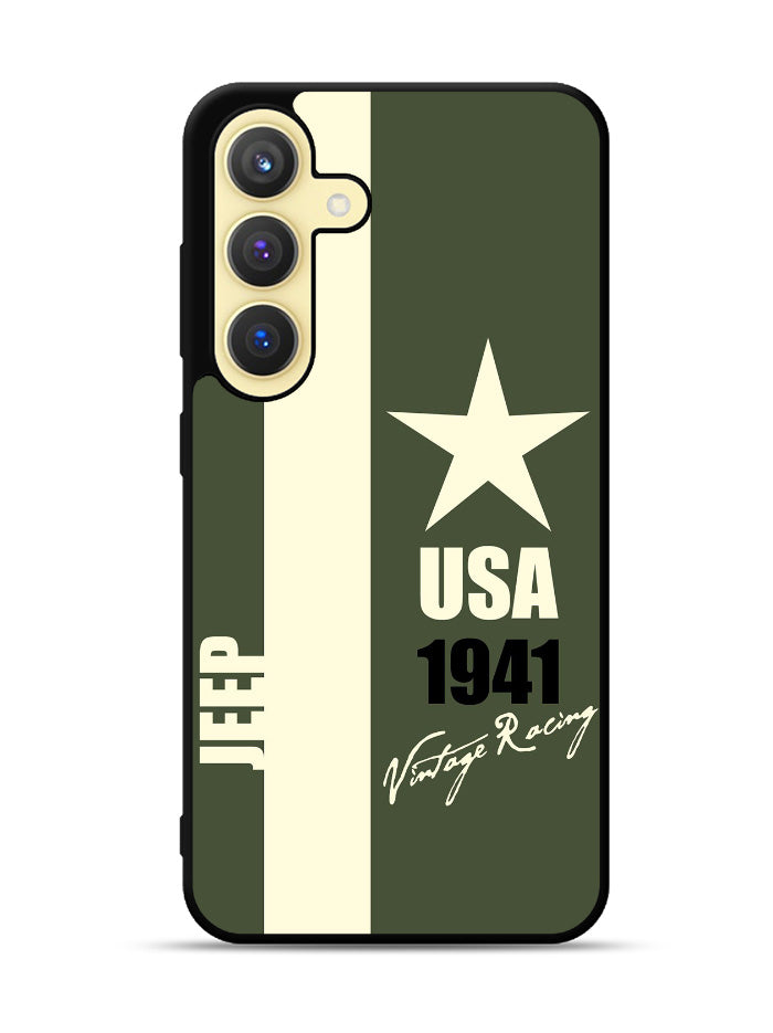 Jeep Vintage Racing USA 1941 Samsung Galaxy S23 5G Case QC9800