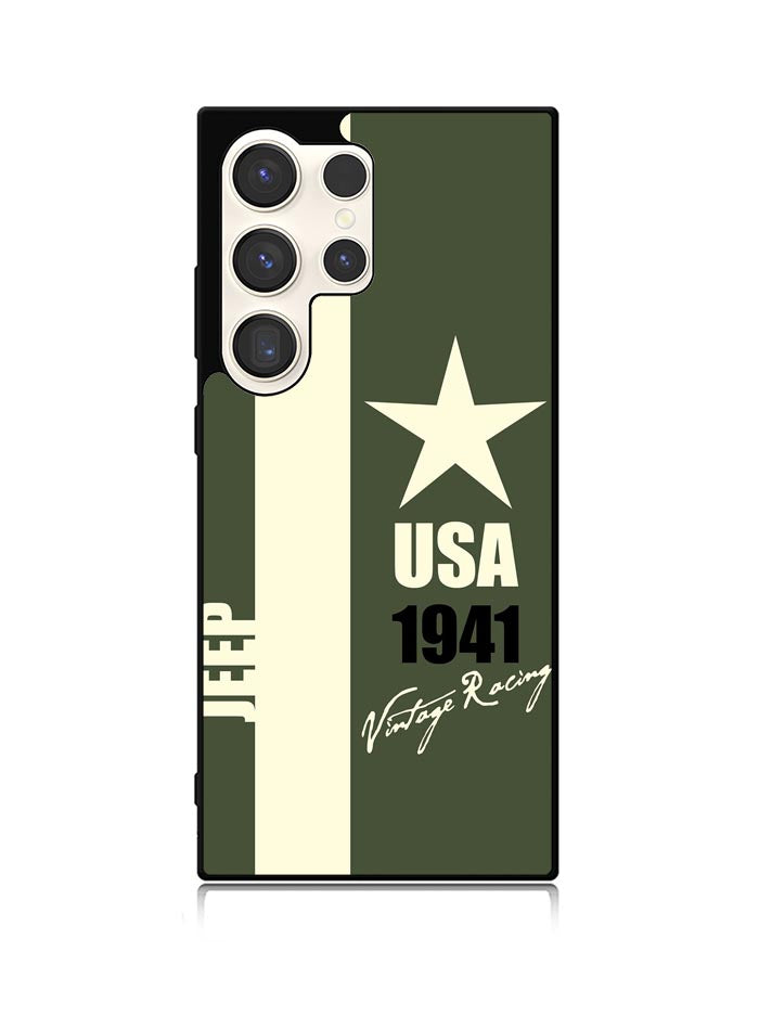 Jeep Vintage Racing USA 1941 Samsung Galaxy S23 Ultra 5G Case QC9800
