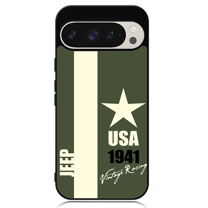 Jeep Vintage Racing USA 1941 Google Pixel 9 | Pixel 9 Pro Case OV9800