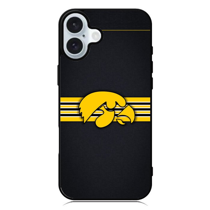 Iowa Hawkeyes Logo iPhone 16 Plus Case QC9796