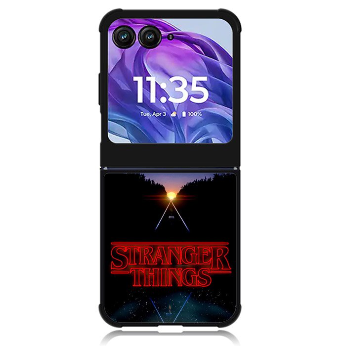 Stranger Things Sunset Motorola Moto Razr Plus 2024 , Moto Razr+ 2024 Case OV9830