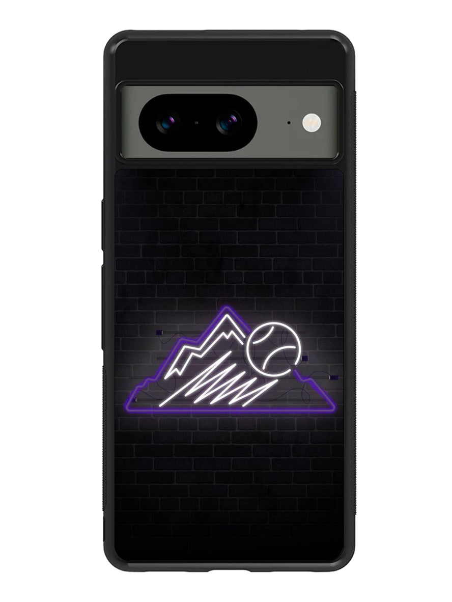 Colorado Rockies Neon Logo Google Pixel 8 Case QC9811