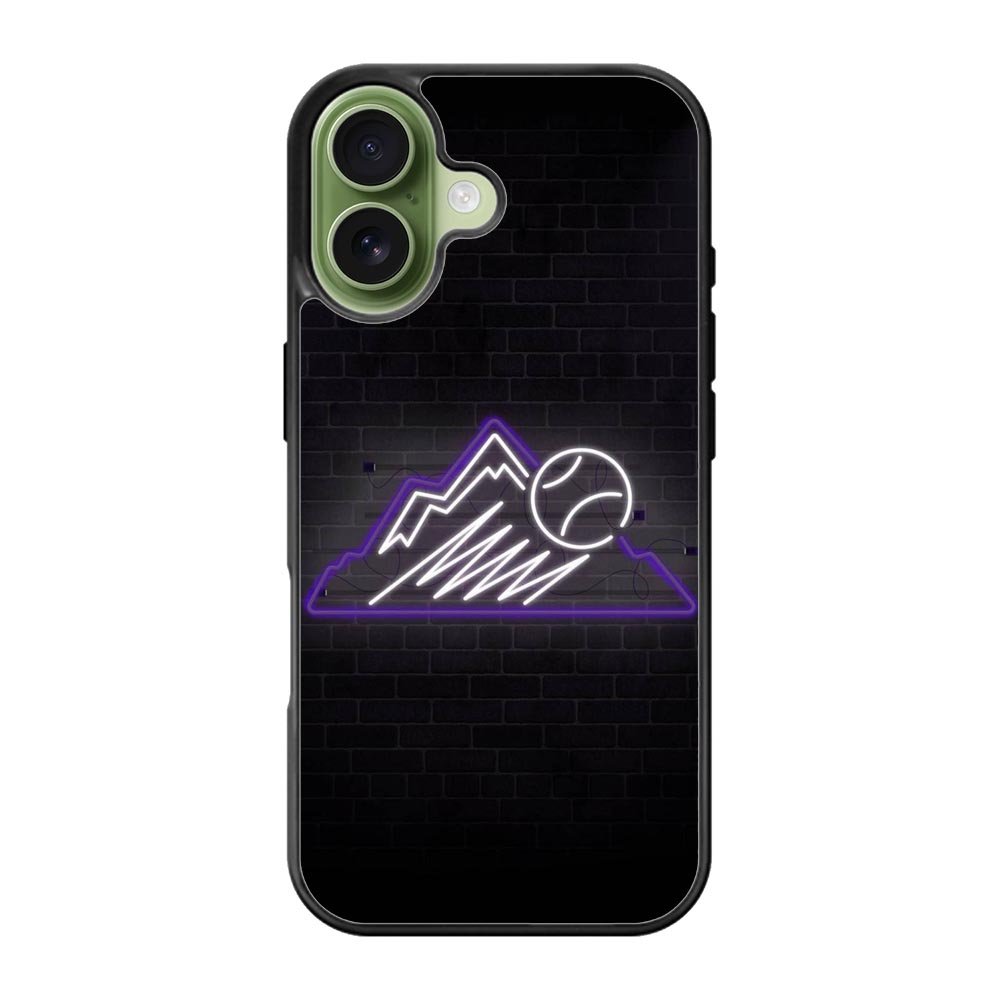 Colorado Rockies Neon Logo iPhone 17 Case QC9811